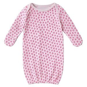 Miniwear X’s and O’s Pink Sleep Gown